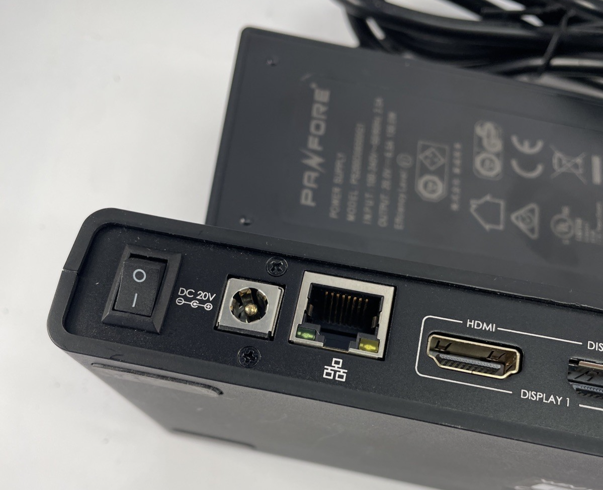 WAVLINK WL-UG69PD2 Pro USB-C Dual 4K Docking Station USB 3.0 / Audio Black -MINT