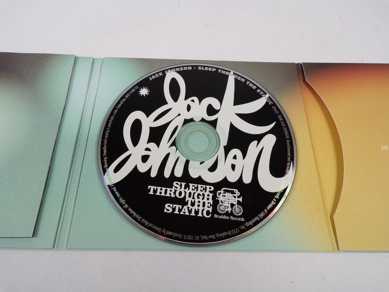 Jack Johnson Sleep Through The Static All At Once Hope Angel Go On CD#13