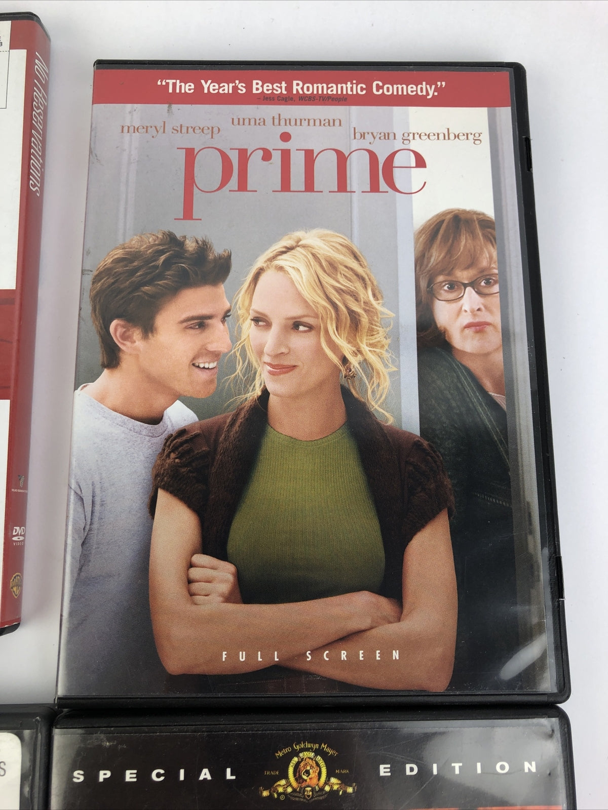 Lot Of 4 Romantic Comedy Movies On DVD Rom-Com - No Reservations - Prime - 
