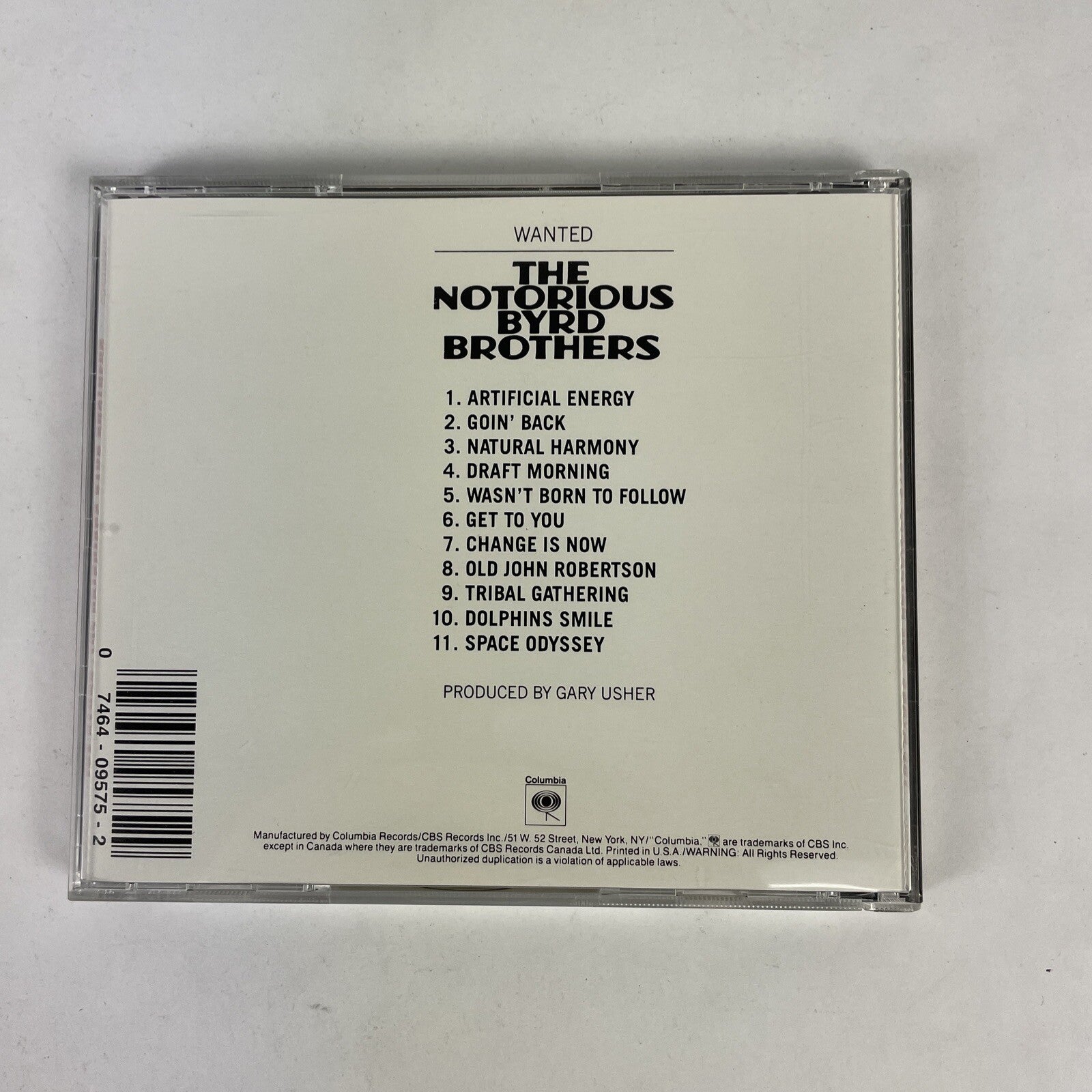 The Byrds - The Notorious Byrd Brothers  CD (Columbia Ck9575)   #23