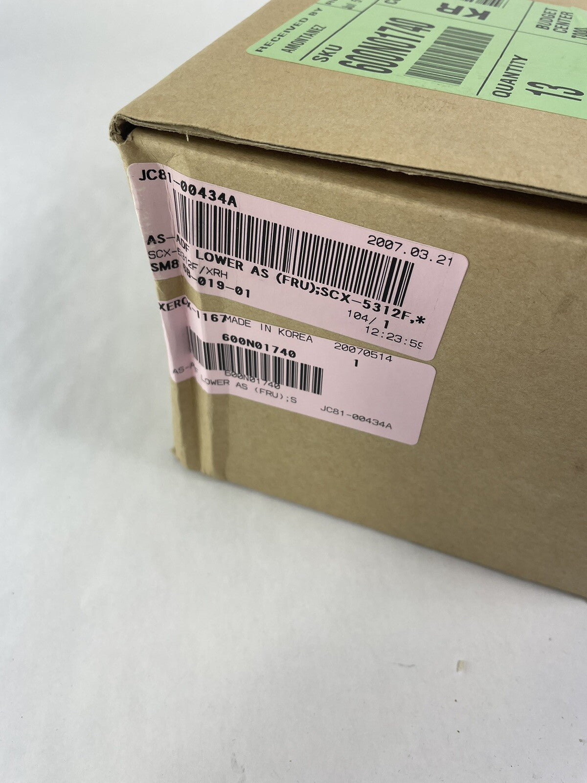 Xerox 600N01740 ELA HOU - ADF LOW - V15i