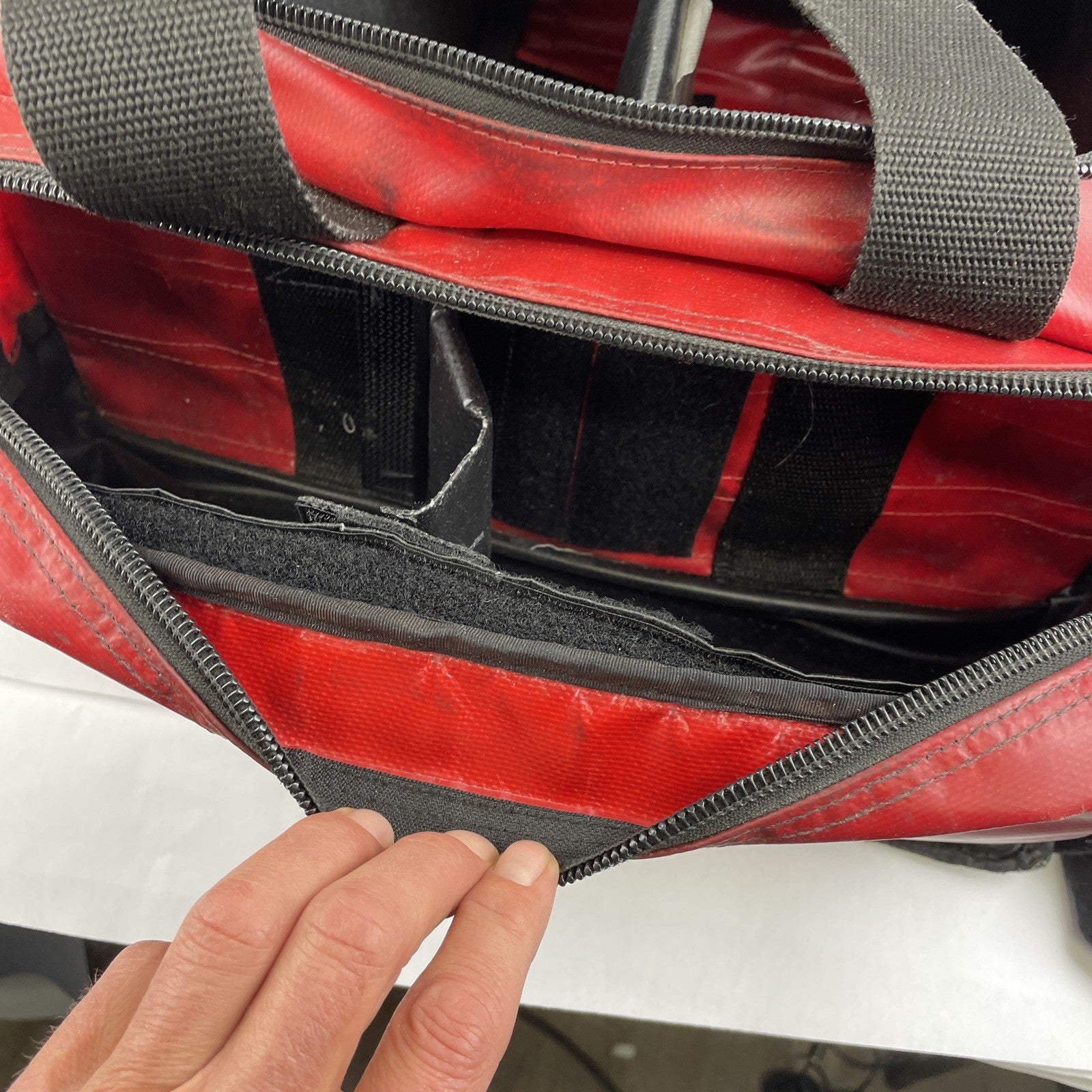 FIREFIGHTER Paramedic Equipment Padded Duffel Bag NEWPORT BEACH FIRE DEPT.  RARE