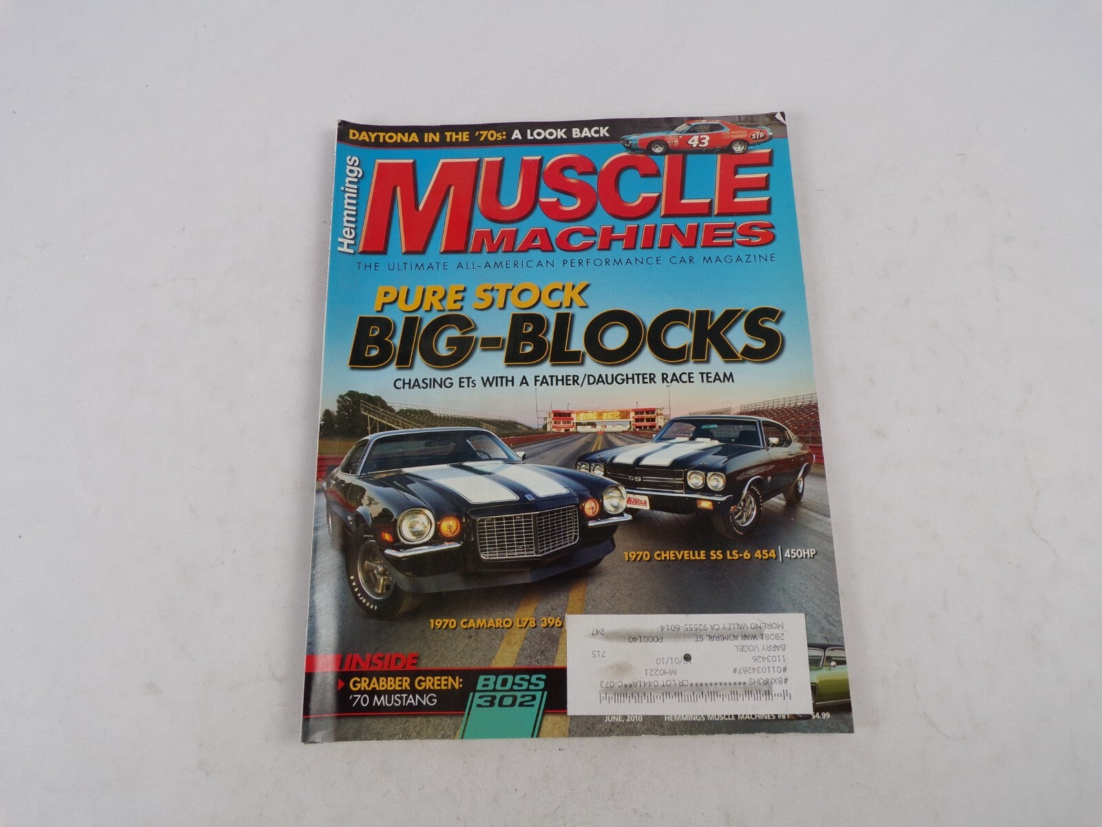 June 2010 Muscle Machines Magazine Pure Stock Big-Blocks Chasing ETs With A Fath