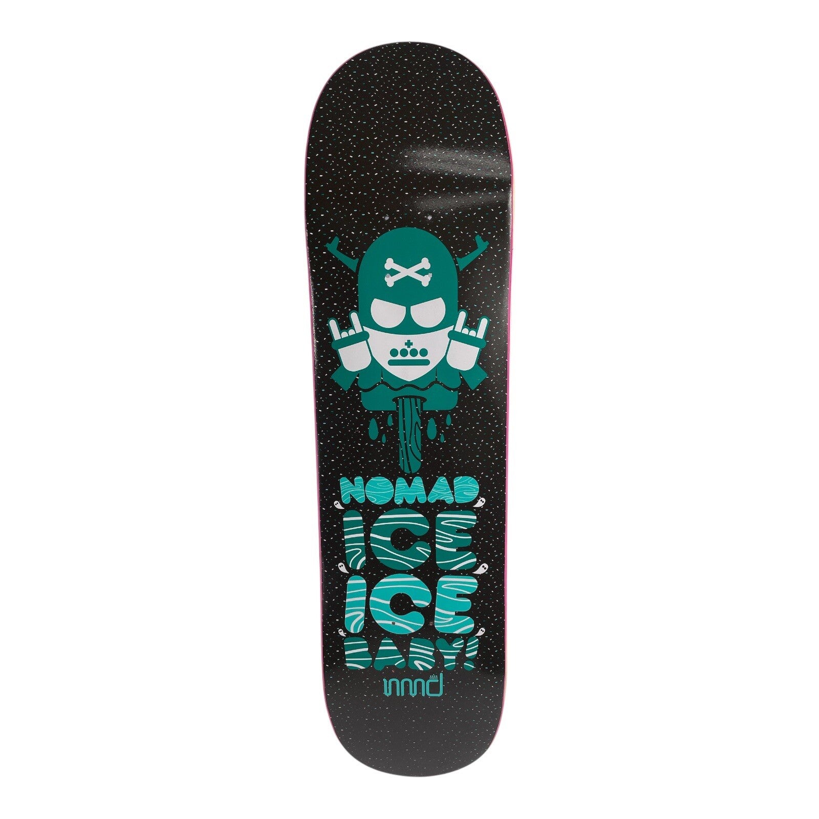 Nomad skateboards - ICE ICE BABY deck GREEN Hard rock maple 8" with grip