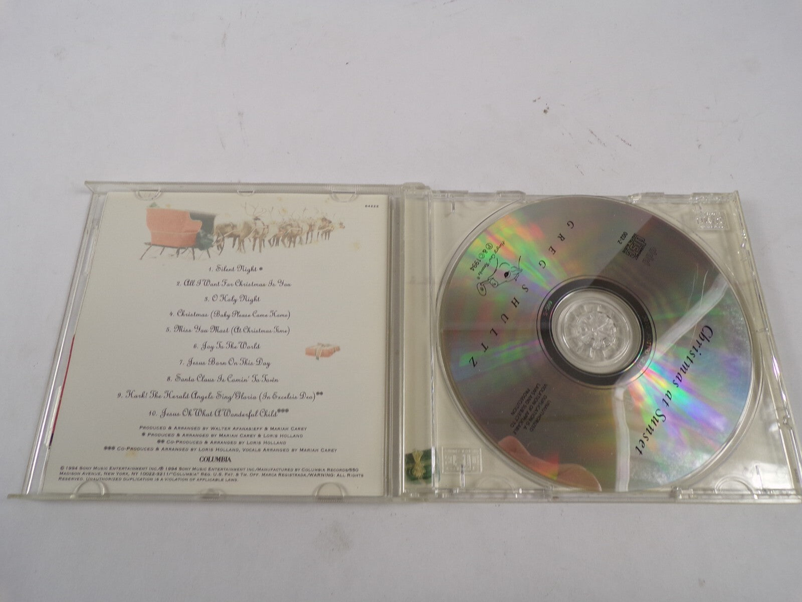 Mariah Carey Merry Christmas Columbia Silent Might O Holy Might Miss You CD#51