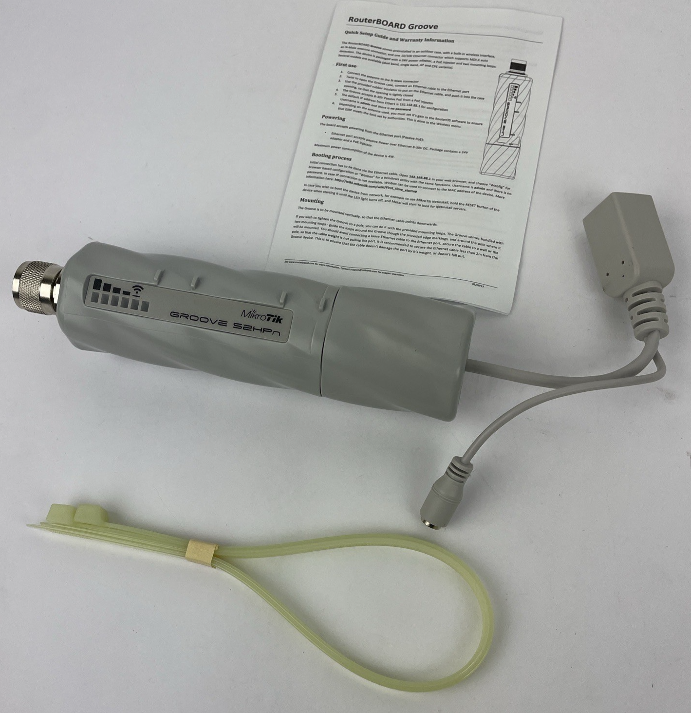 Mikrotik Groove 52 with Dual band Nv2 TDMA technology, up to 125Mbit Microtik