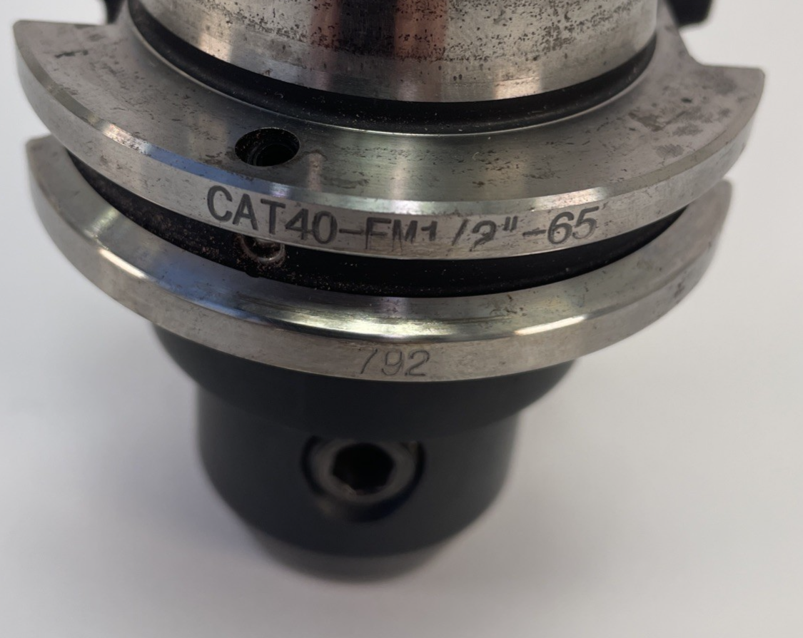 HPI America CAT40 HEM 1/2" - 65 CNC Collet Chuck Tool Holder + USST Pull Stud