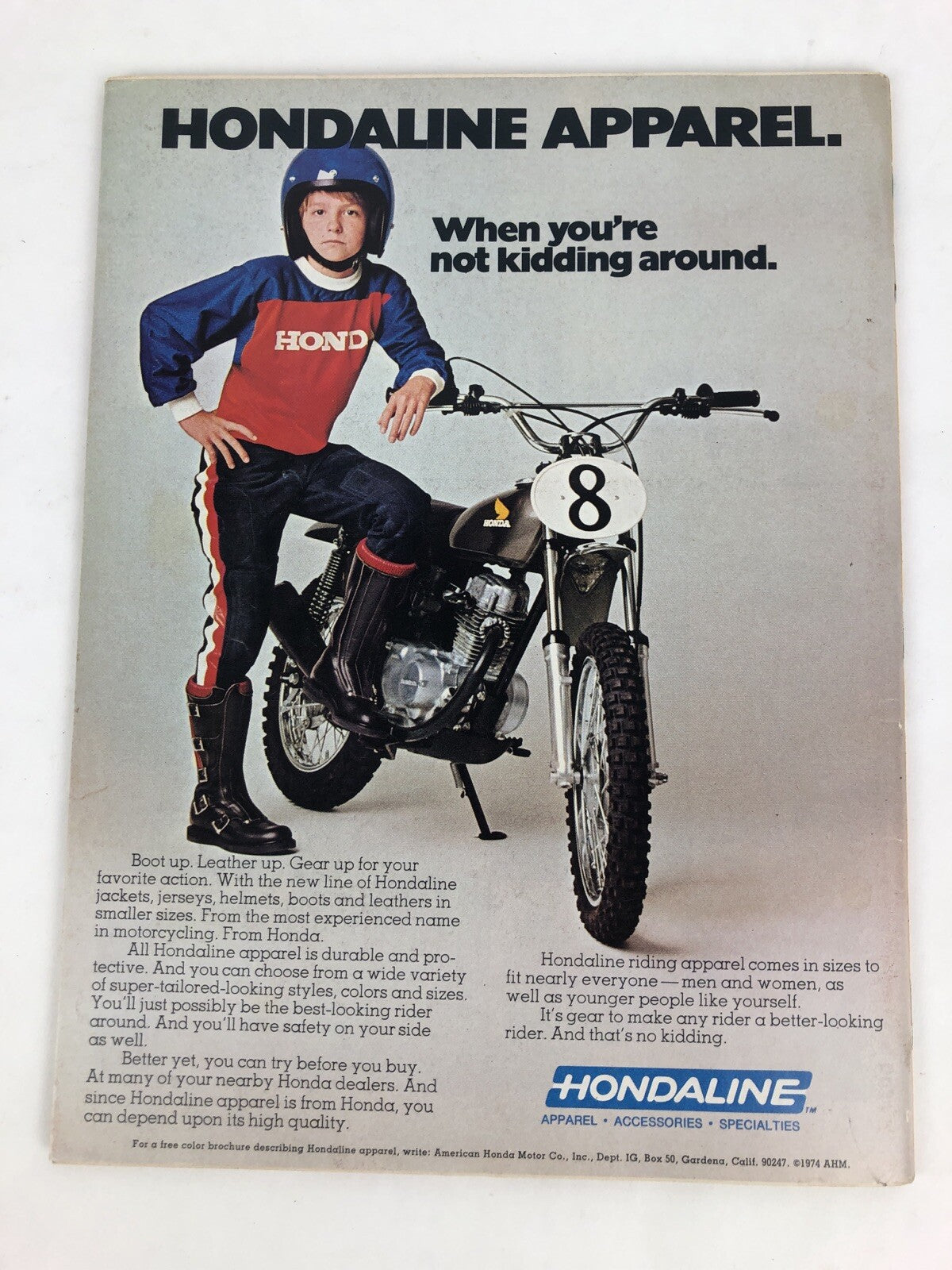 Cycle Guide Magazine Suzuki Honda Four Ossa 250 Baja 1000 February 1974 *VGC*