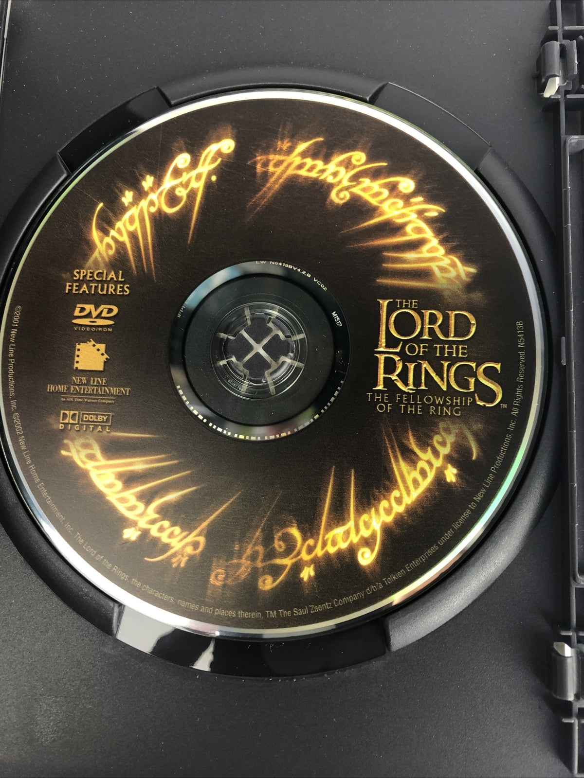 The Lord of The Rings - The Fellowship of The Ring DVD - 2 Mint Disc Set