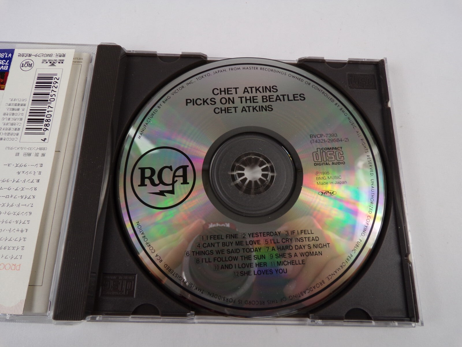 Chet Atkins Picks On The Beatles I Feel Fine If I Fell Yesterday CD#26
