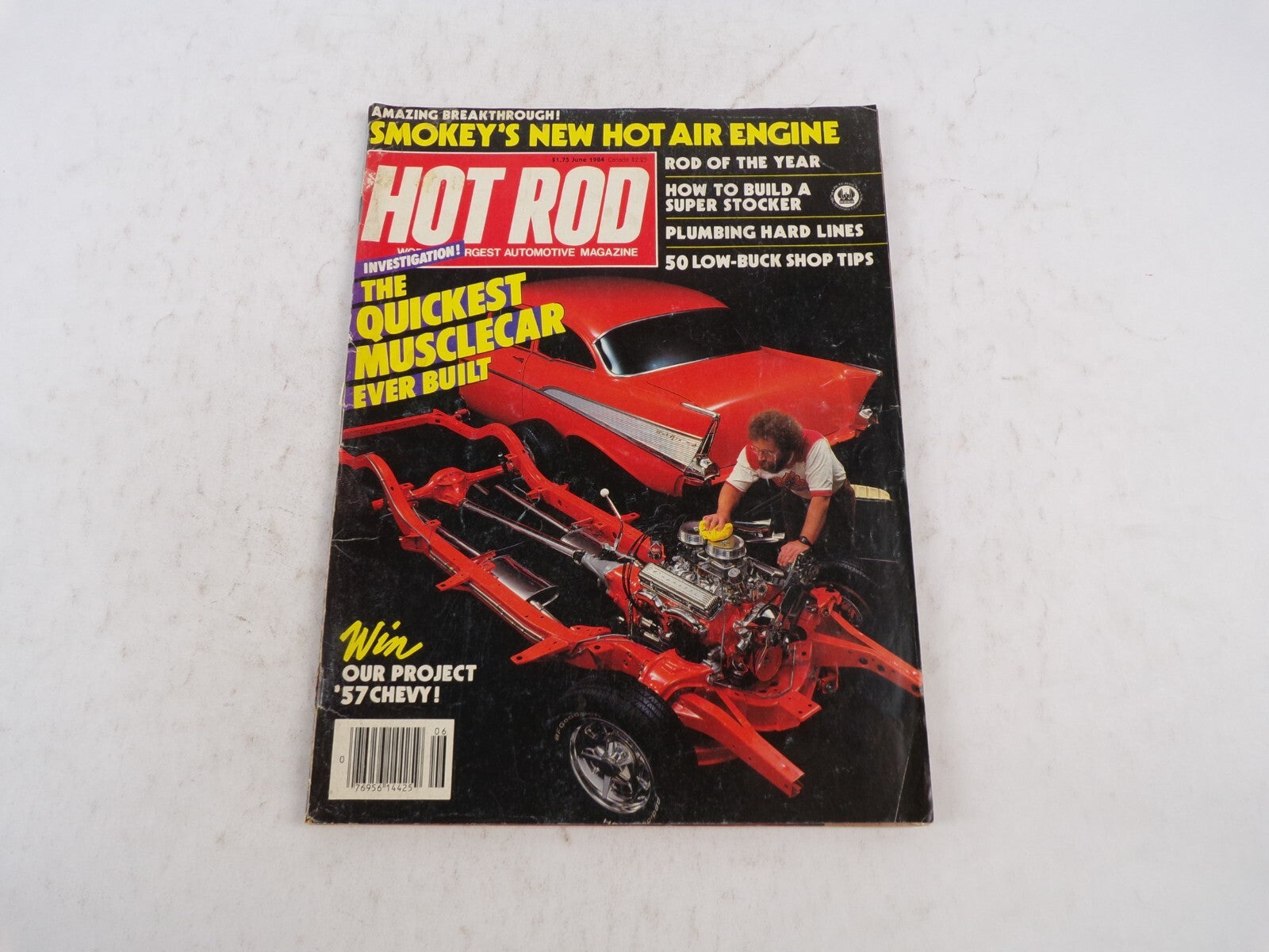 April 1988 Hot Rodding Magazine featuring Smokey’s quickest musclecar ever built