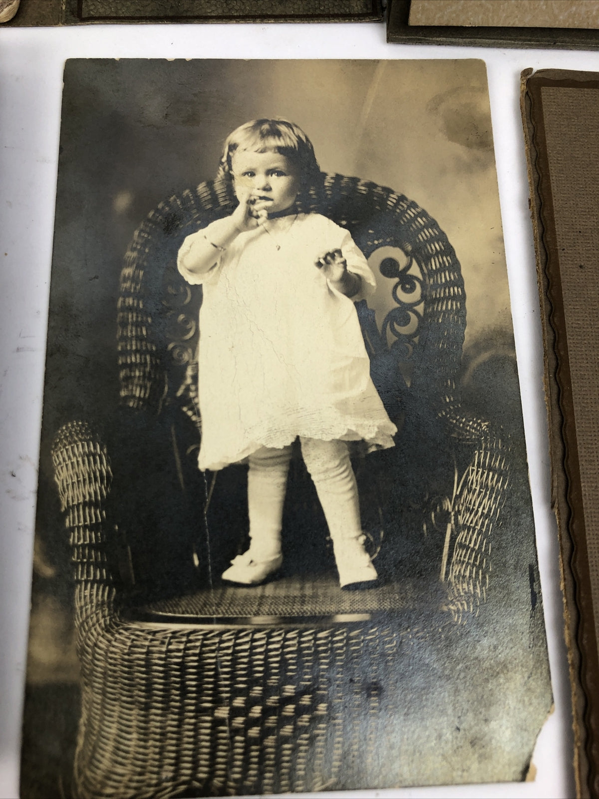 11 x Antique Tintype Photo Family Baby Studio Portrait Victorian Black and White