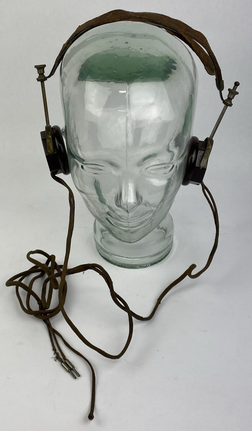 Antique BRUSH, Circa 1939, Type "A" Crystal Headphones