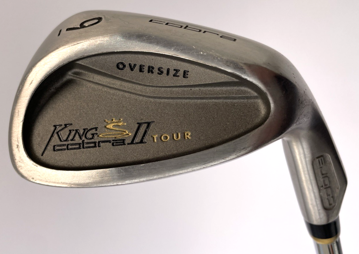 King Cobra II Oversize Tour Single 9 Iron Steel S Flex Bump Shaft RH Corded Grip