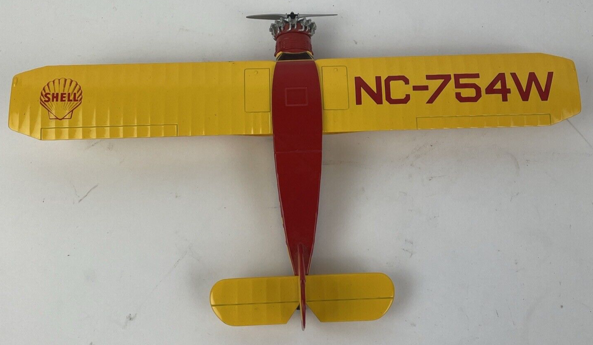Shell Glider NC-754W Airplane 2002 First Gear Inc Replica Missing Frot LG - LOOK
