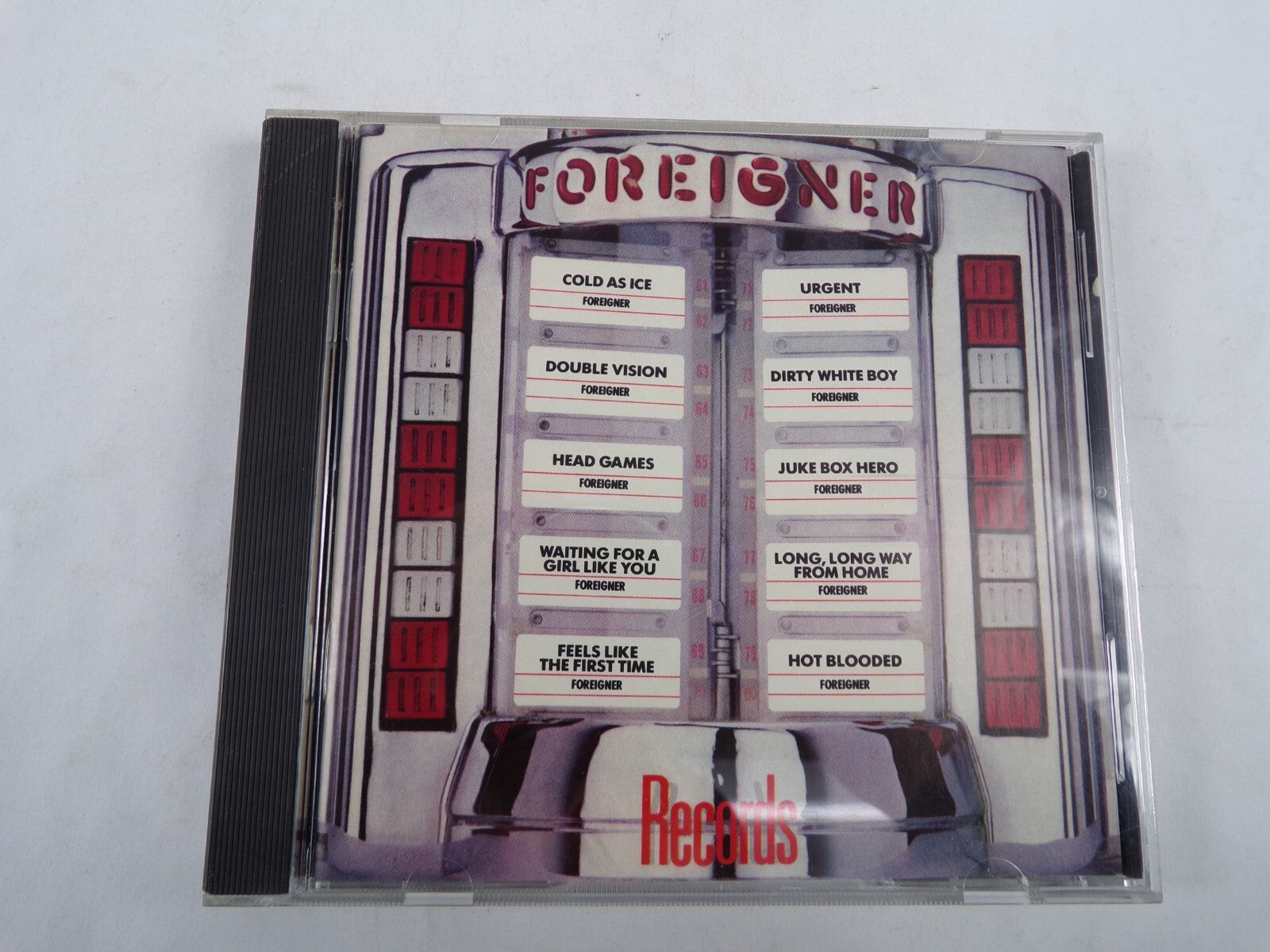Foreigner Records Cold As Ice Double Vision Head Games Juck Box Hero CD#57