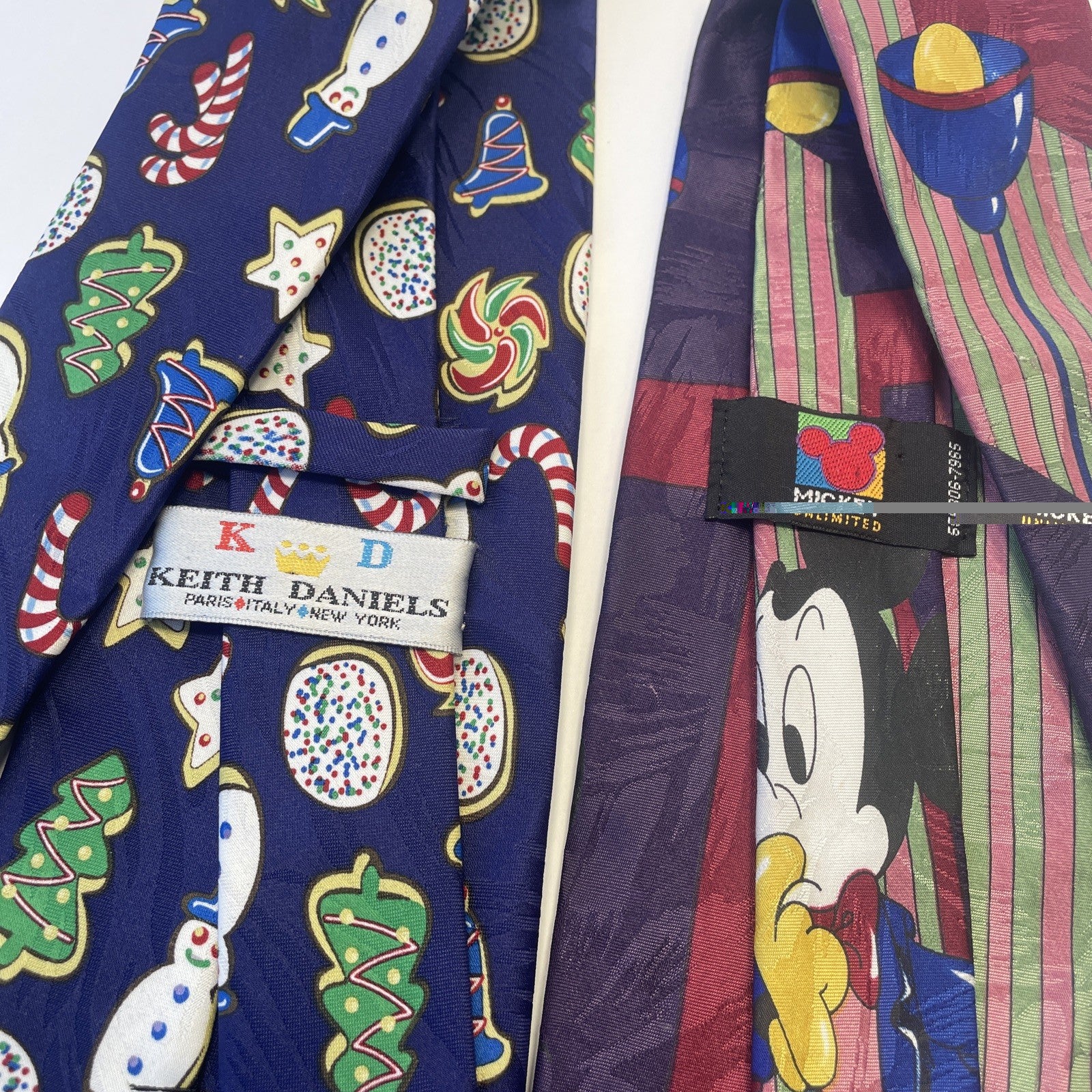 Looney Tunes, Disney, Sponge BOB, SLINKY Mens Neck Tie Bugs Bunny Taz LOT OF 9