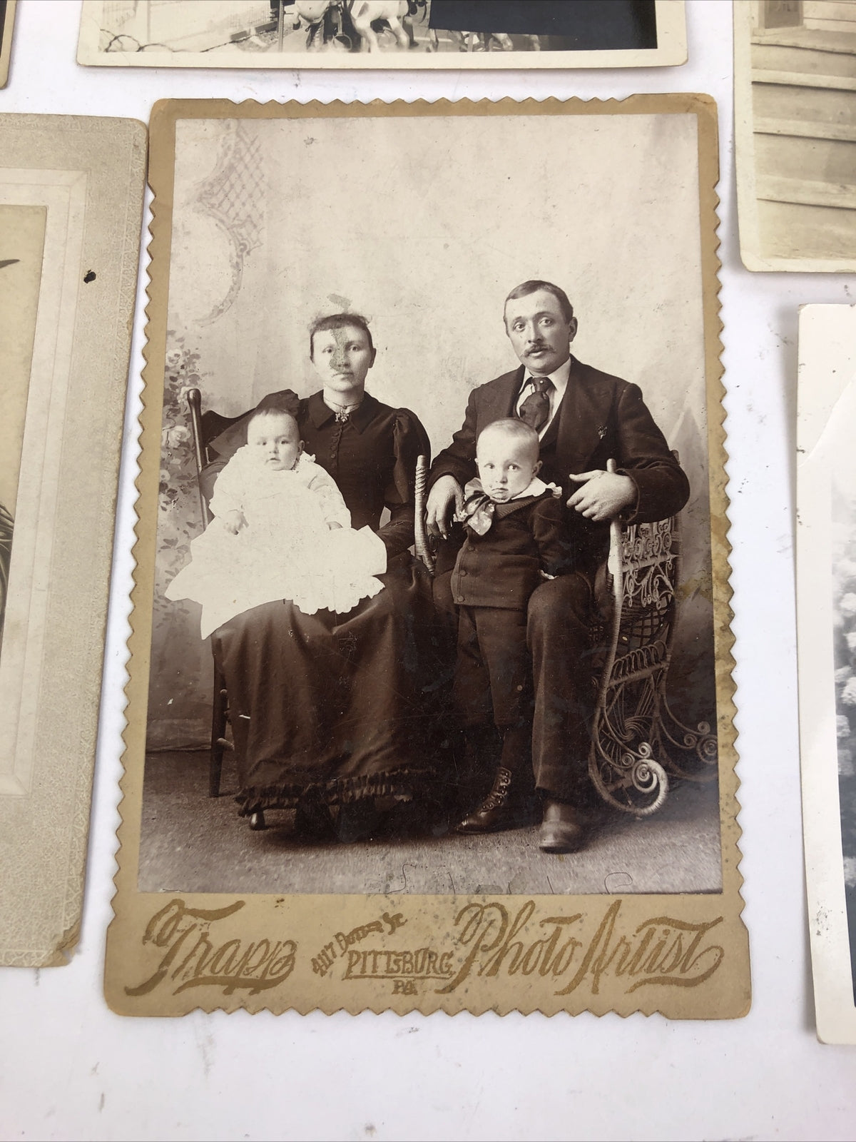10 x Antique Photo Mixed Lot 1800's Baby Infant Woman Man - Please review Images