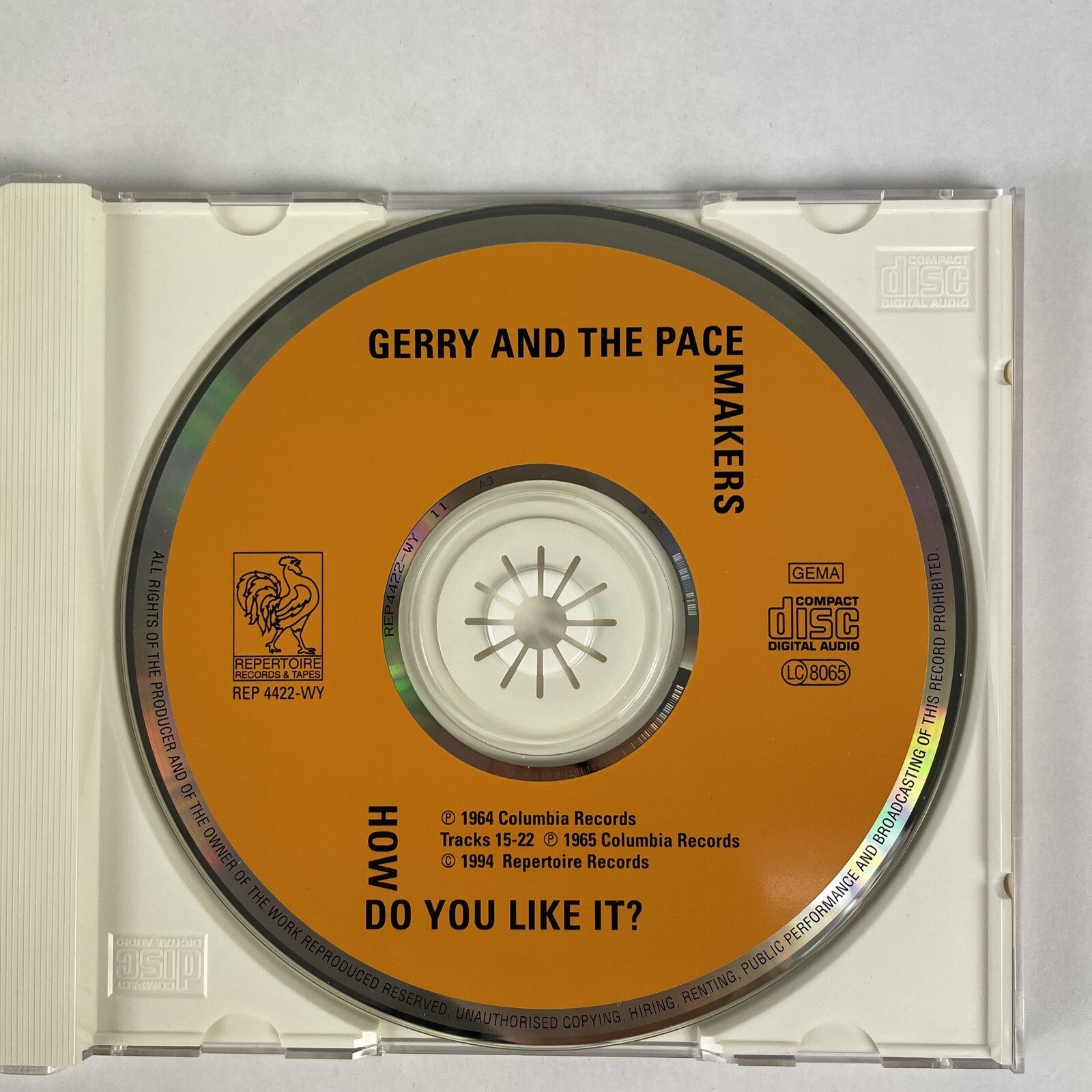 Gerry & The Pacemakers - How Do You Like It? CD  #23 
