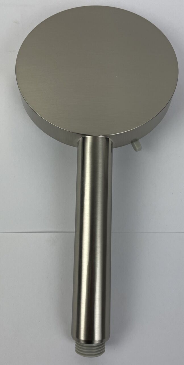 Aquabrass 4 3/4" Round Multi-Function 2.5 GPM Handshower in Brushed Nickel, ABHS