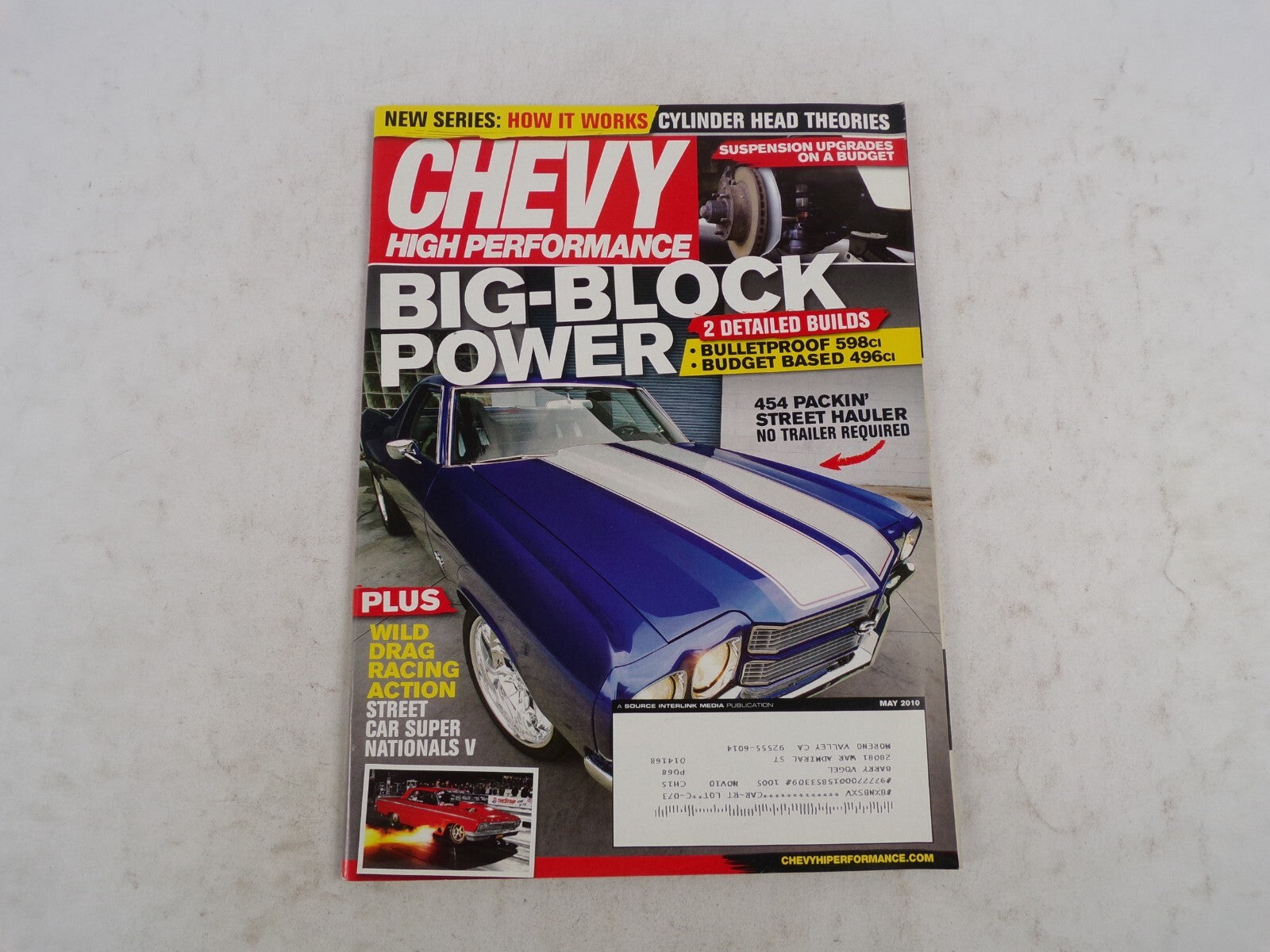 May 2010 Chevy High Performance Big-Block Power New Series: How It Works Cylinde