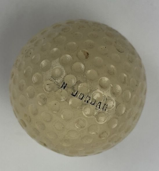 Vintage CDC Logo Golf Ball Maxfli Dunlop Red Dot #4 Rare Man Cave Display