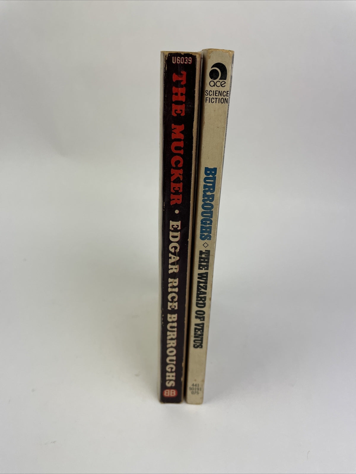 Lot Of 2 Edgar Rice Burroughs Vintage Paperbacks - The Mucker - Wizard of Venus