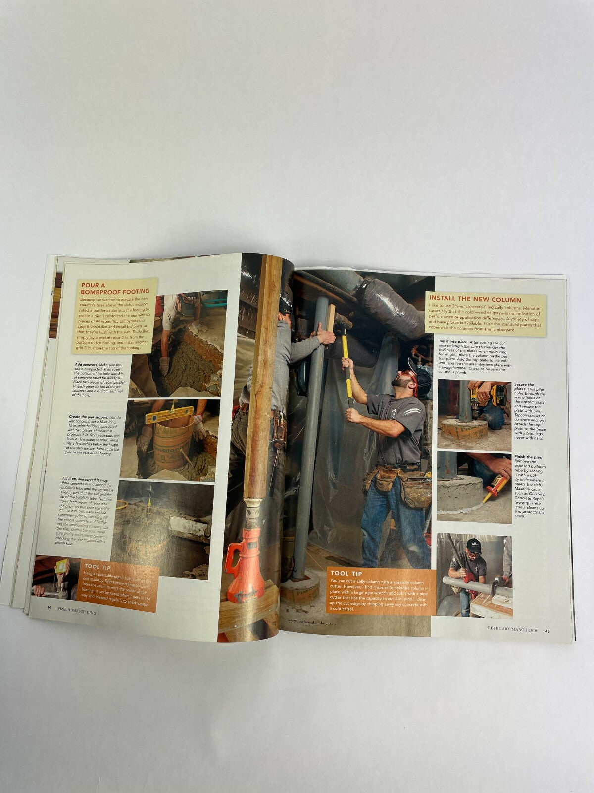 March 2010 Fine Homebuilding Magazine Modular Hybrids Durable Wood Counters #B