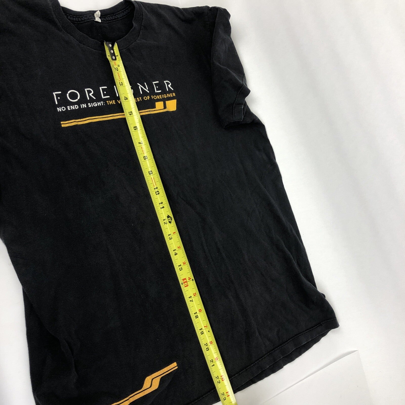 THE VERY BEST of FOREIGNER 2009 T Shirt No End In Sight Band Tee Rare Vintage