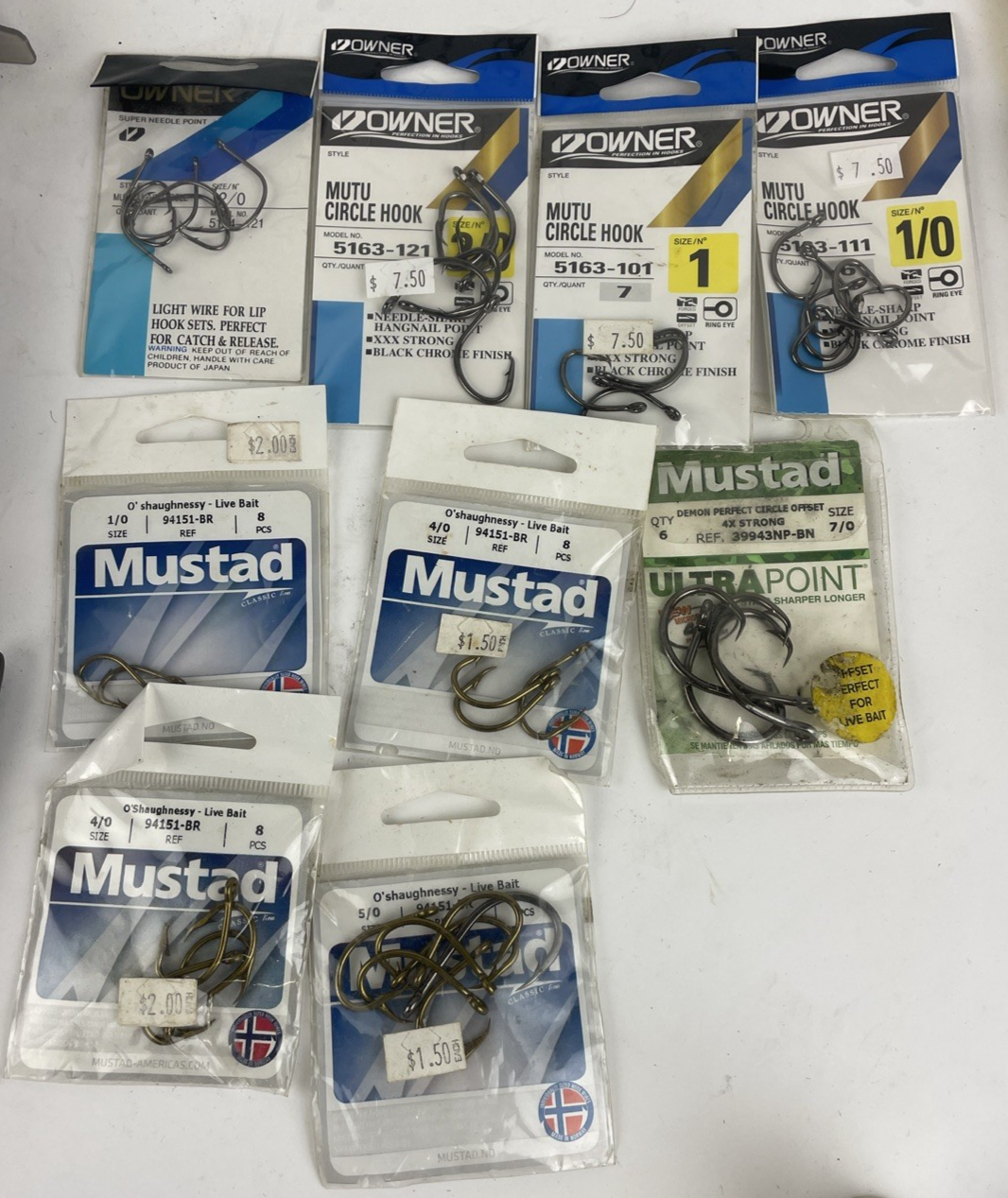 Salt water deep Sea Fishing Terminal Tackle Lot Zukers Lures Tady 45 Swim Baits