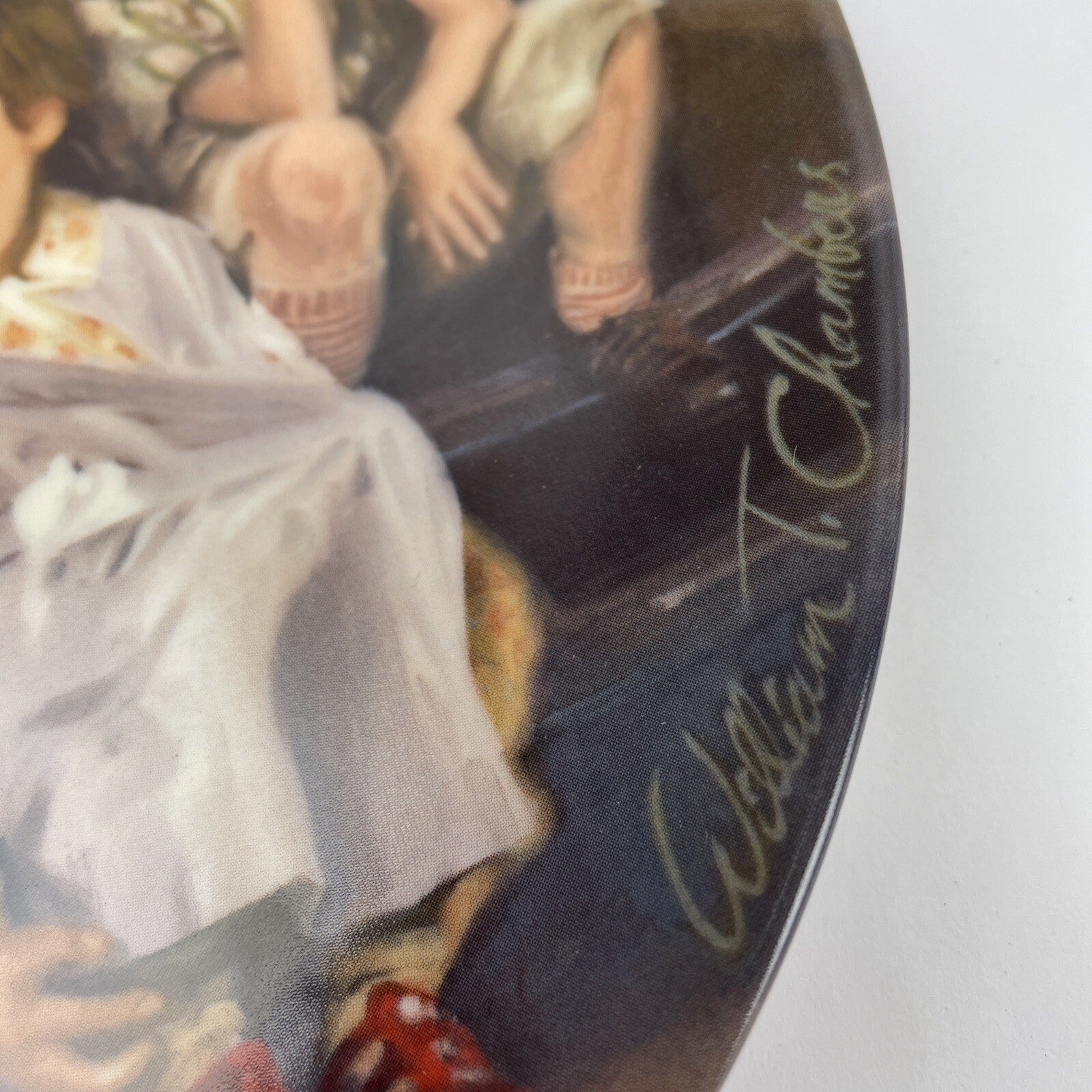 Annie and the Orphans Collector Plate by Edwin M. Knowles 1984 Number 11081 G