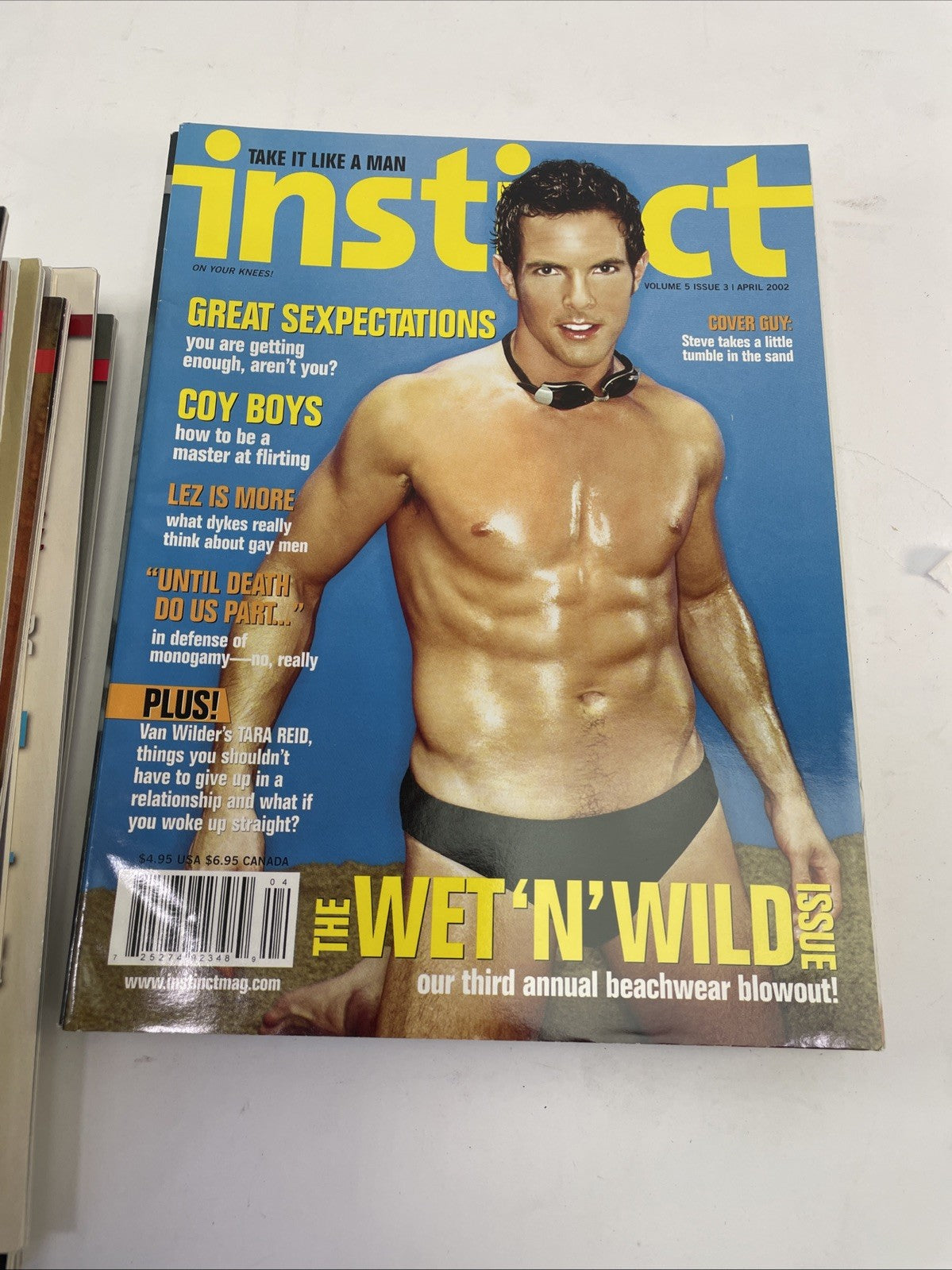 Lot of 20 Instinct magazine 2002 - 2005 Gay Fashion Lifestyle & Entertainment