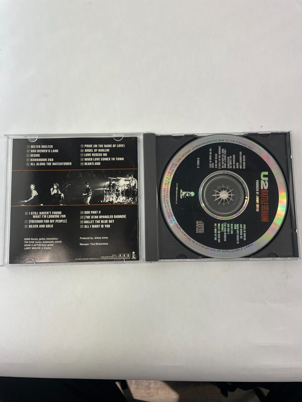Rattle And Hum Helter Skelter Van Diemens Land Desire Hawkmonn Heartland CD#73