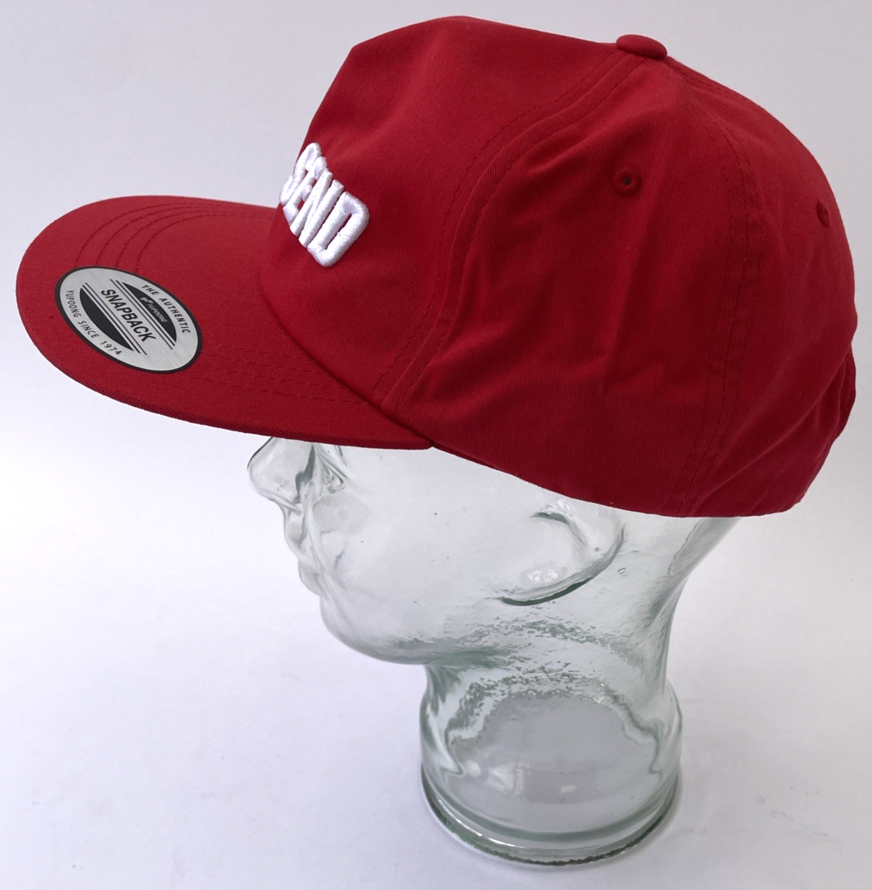 Full Send Red Snapback The Classic by Yupoong Nelk Boys FSG-70-1773-RED-OS OSFA