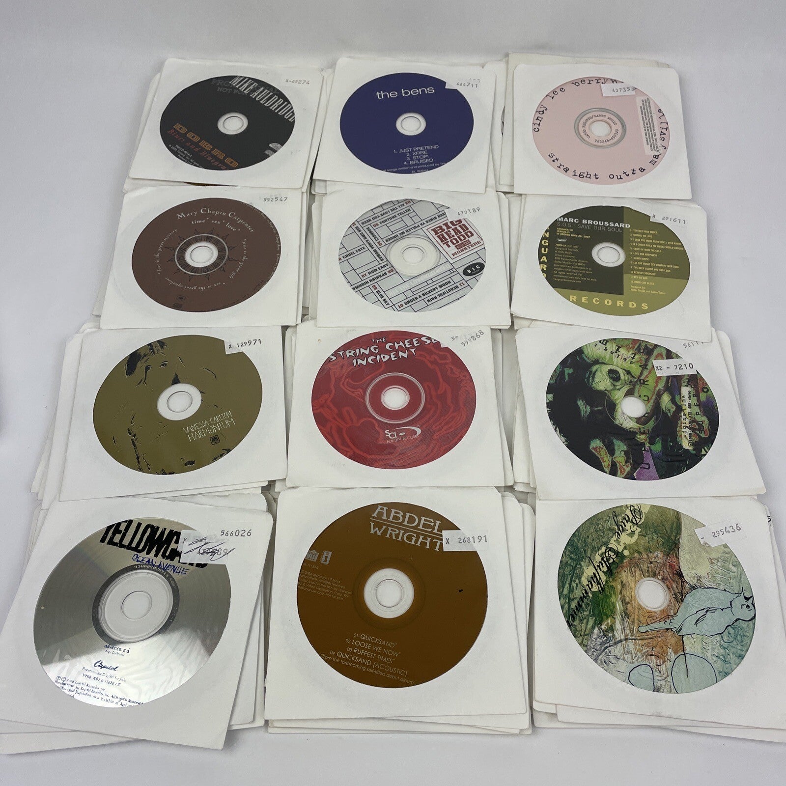 Huge Audiophile Digital Audio CD Lot - Assorted Bands Discs Only in Sleeves VGC
