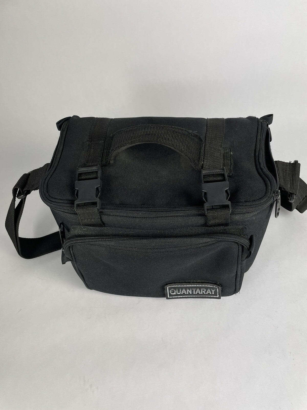 Quantaray Black Canvas Camera Camcorder Carry Shoulder Bag