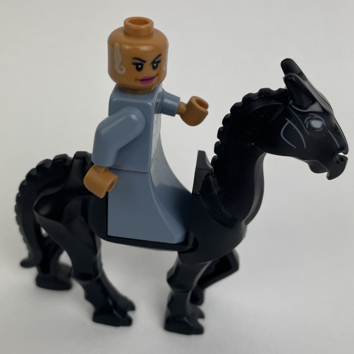 LEGO Minifigure Harry Potter Horse Skeletal Thestral Black Animal w Figure LOOK