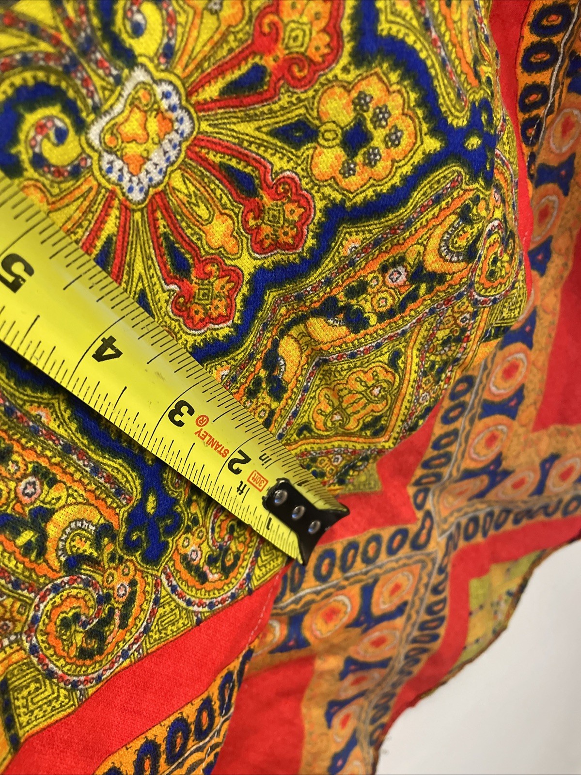 Caftan Kaftan Dress Orange Paisley Medallion Boho India OSFM - LOOK