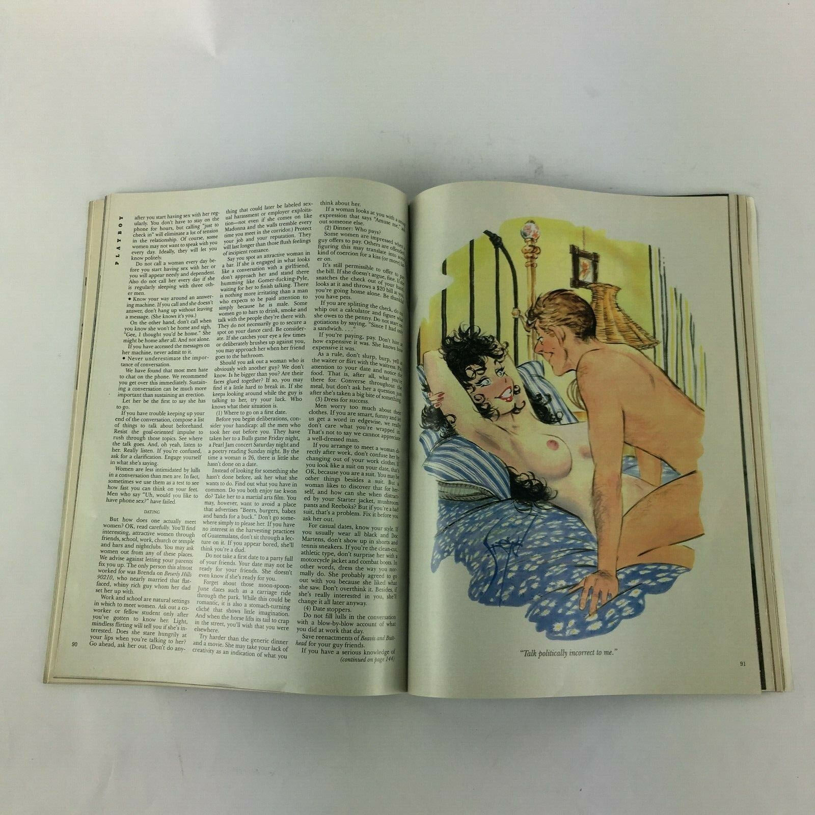 July 1994 Playboy Magazine Patti Davis Michael Moriarty Takes on Janet Reno