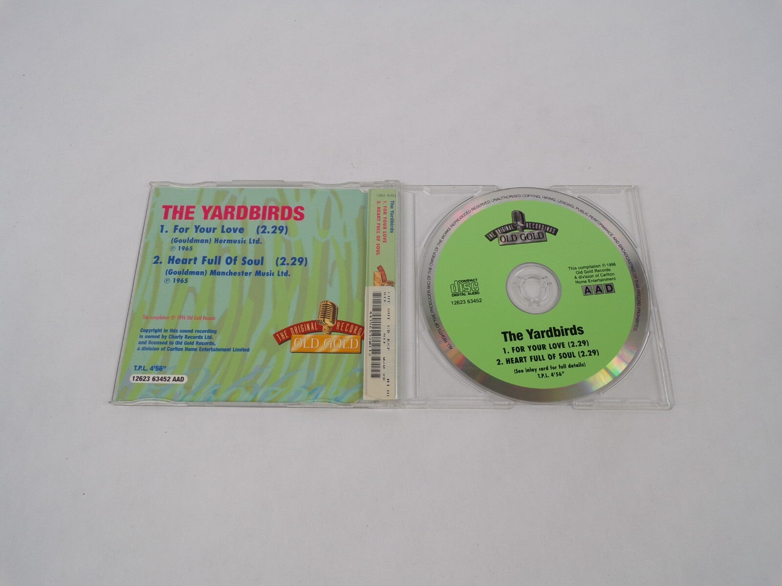 The Yardbirds For Your Love Heart Full Of Soul CD#63