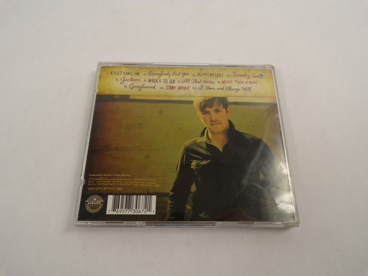 Dave Barnes Chasing Mississippi A Lot Like Me Everybody But You Butterflies #A-B