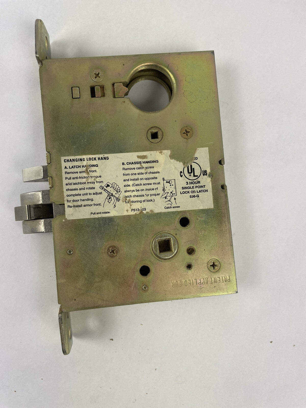 Schlage Storeroom Mortise Lock Body ONLY L9050P-03A-62 538-g