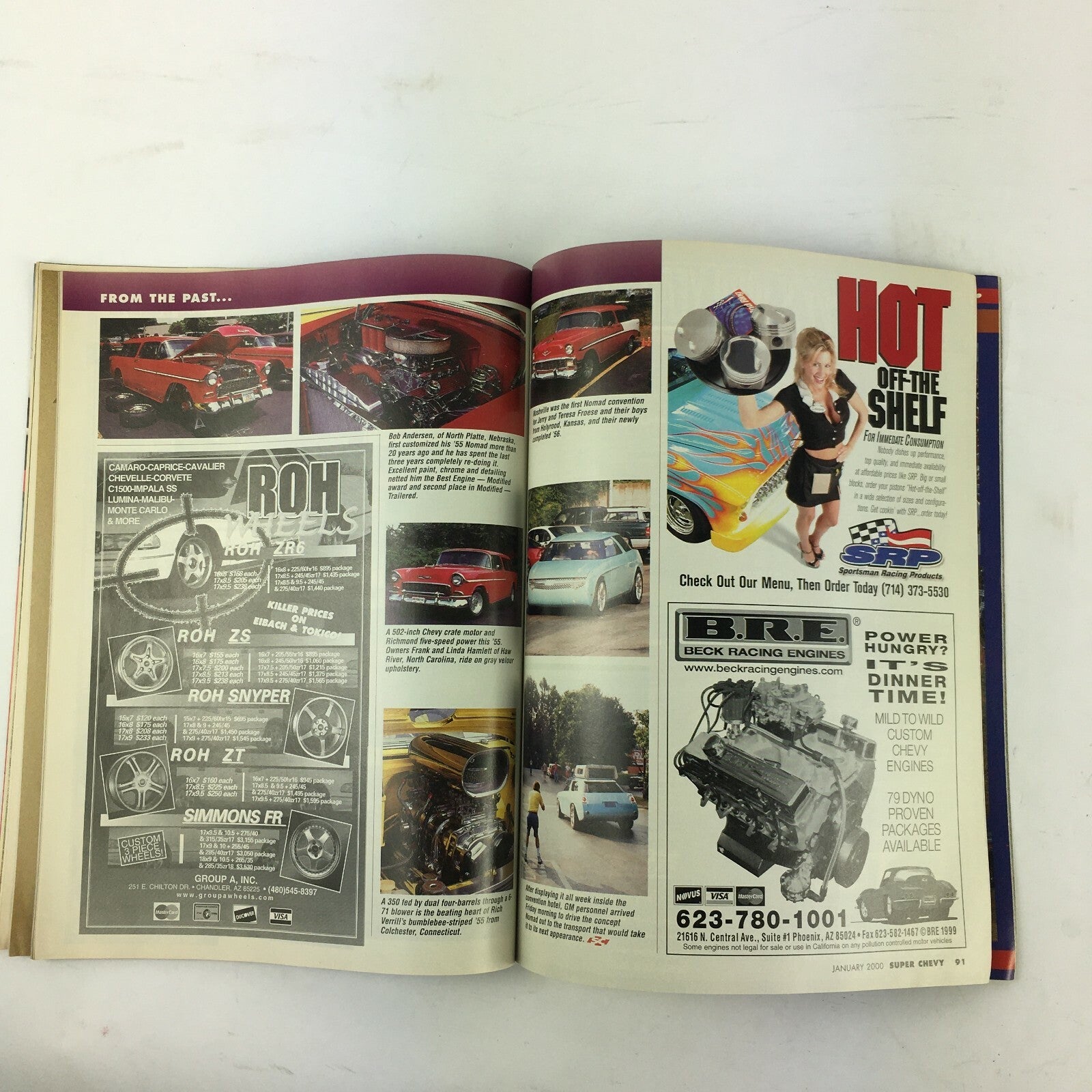 January 2000 Vol 29 Super Chevy Magazine New! Retro Rat 502 Woodward Cruise