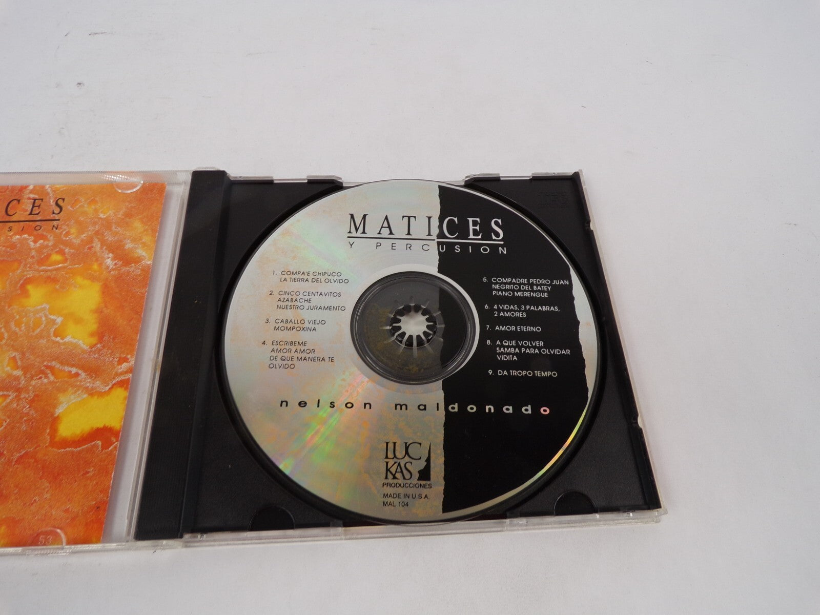 Matices Y Percusion Nelson Maldonado Compa'e Chipuco: La Tierra Del Olvido CD#69