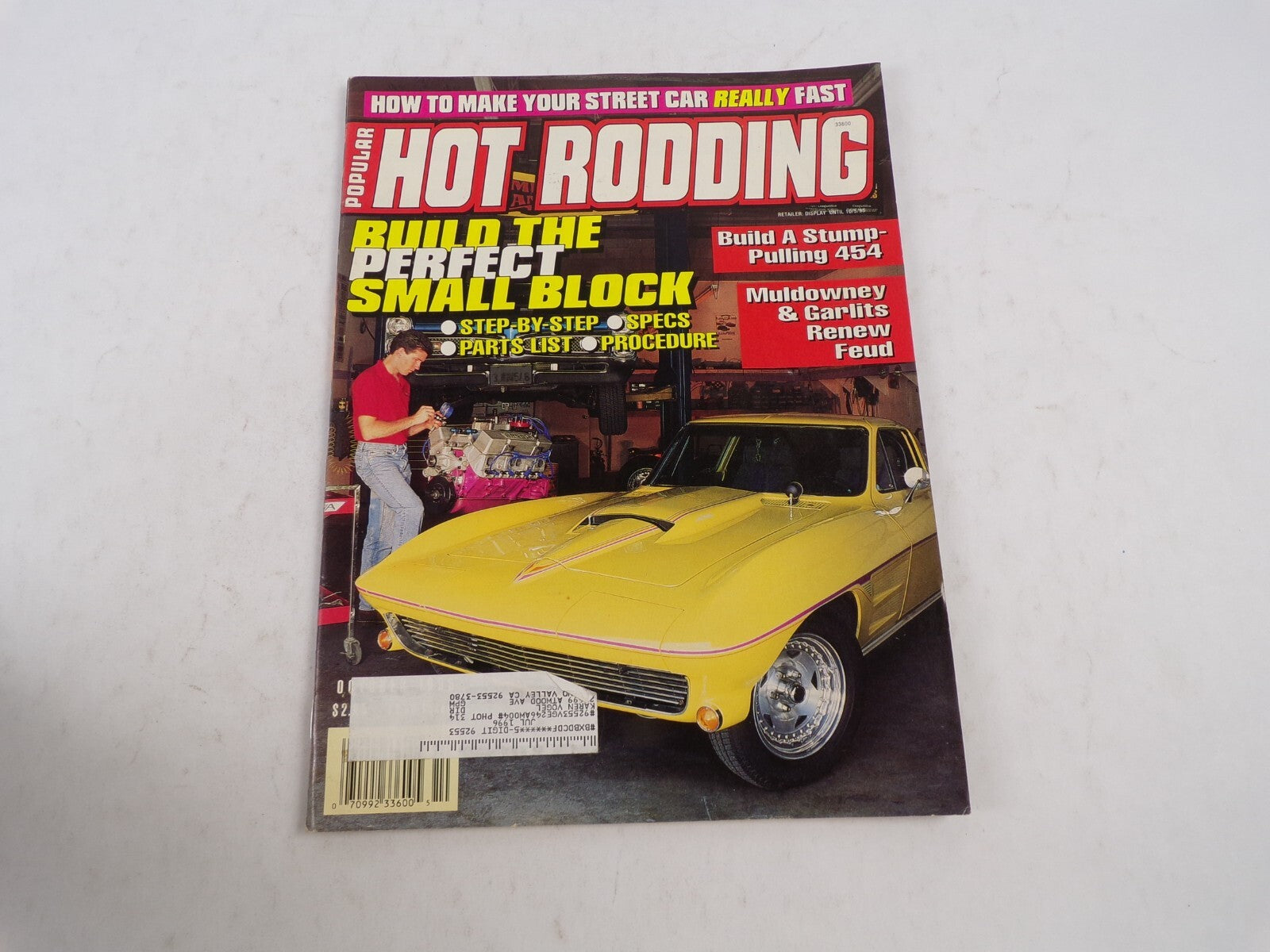 October 1996 Hot Rodding Magazine Build The Perfect Small Block Really Fast Bui