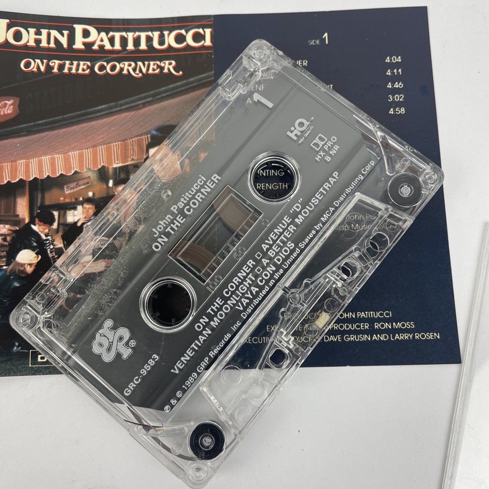 On the Corner by John Patitucci (Audio Cassette Tape Mar-1989, GRP ( USA )