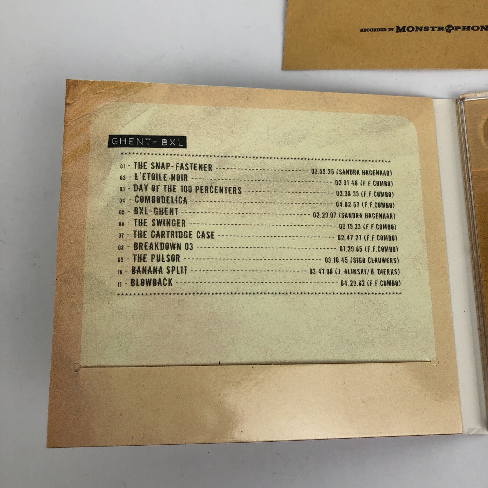 Fifty Foot Combo " Ghent-BXL " (CD, Drunkabilly, Belgium) Garage Surf MINT    #9