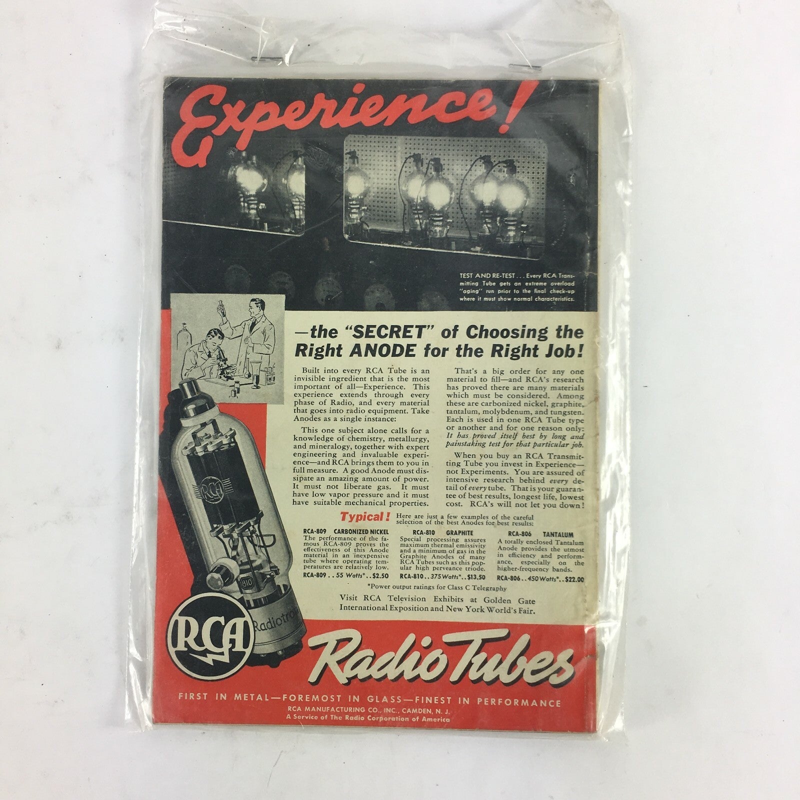 July 1939 QST Amateur Radio Magazine High Efficiency Grid Modulation