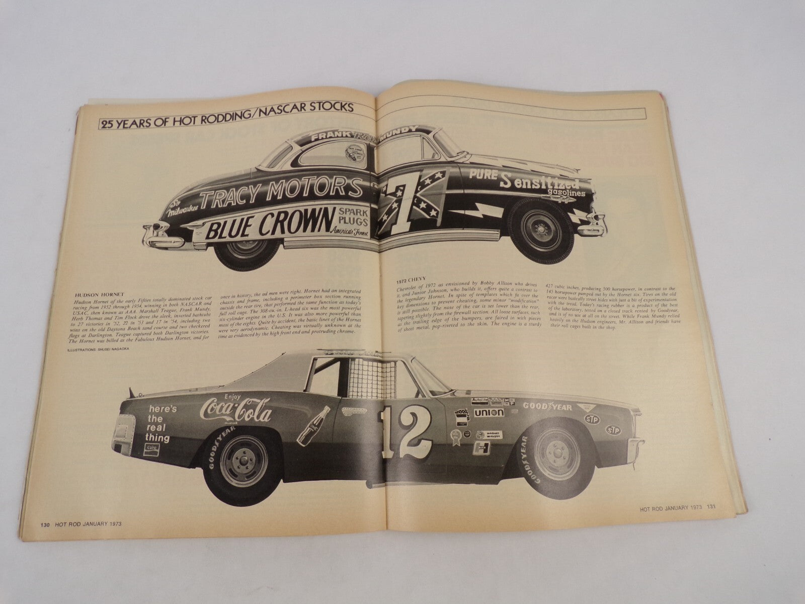 January 1973 Hot Rod Magazine Aluminum Small Block Chevy Heads Special Anniversa