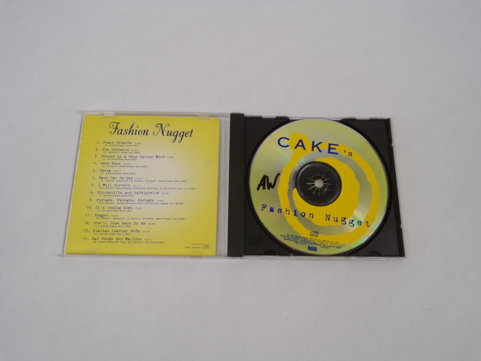 Cake Fashion Nugget Frank Sinatra The Distance Daria Race Car Ya Yas CD#63